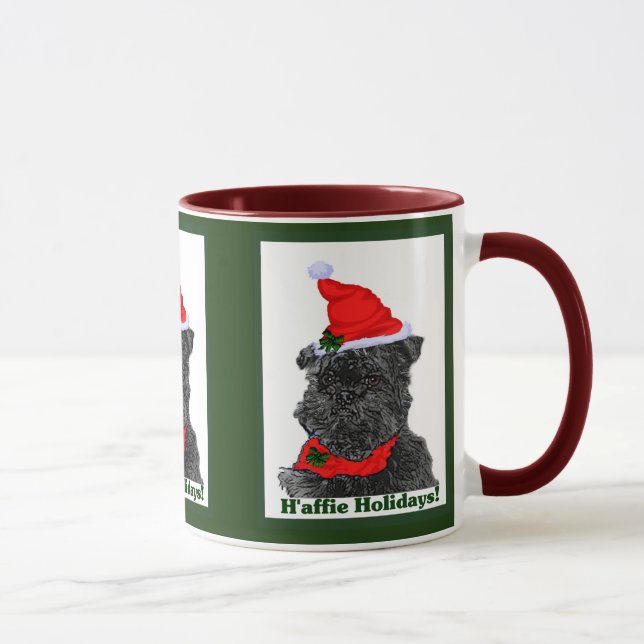 Mug Cadeaux de Noël Affenpinscher (Droite)