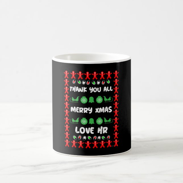 Mug Cadeaux de Noël des RH d'entreprise (Centre)