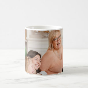 Mug Cadeaux de Noël personnalisés modernes Famille d'i