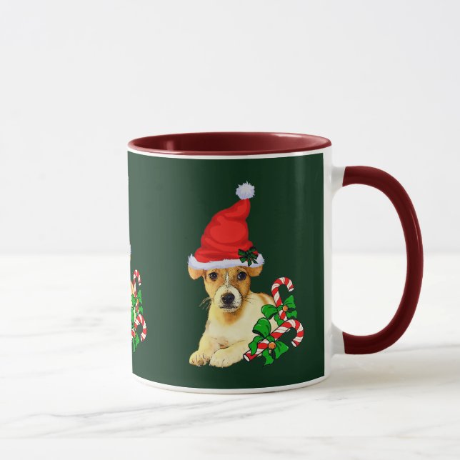 Mug Cadeaux de Noël pour Jack Russell Terrier (Droite)
