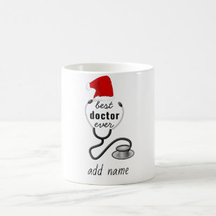 Mug Cadeaux de Noël pour médecin Meilleur médecin qui
