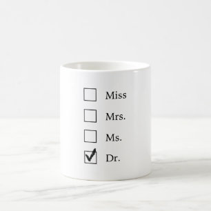 Mug Cadeaux de PhD pour des femmes