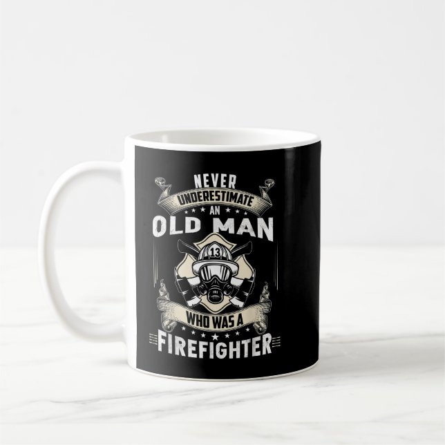 Mug Cadeaux de pompier à la retraite, pompier à la ret (Gauche)
