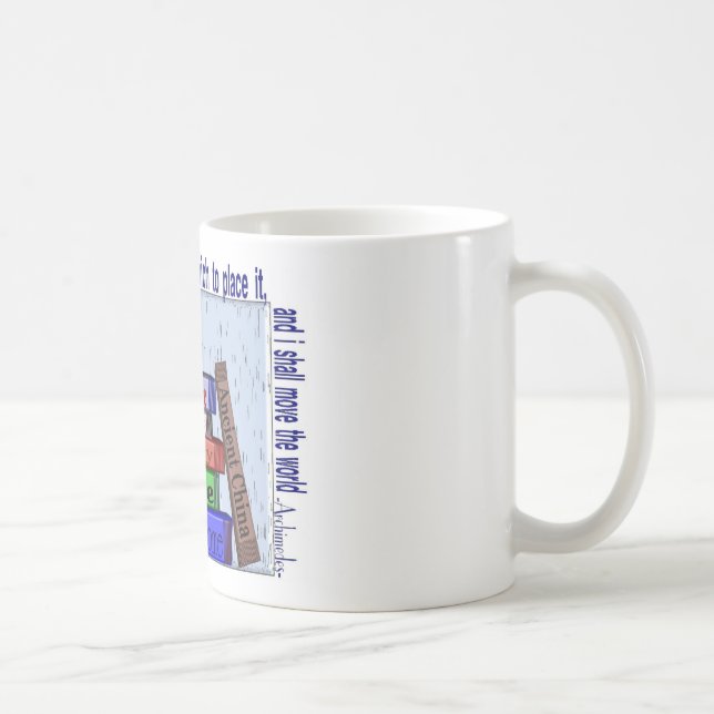 Mug Cadeaux de professeur de Sciences, conception (Droite)