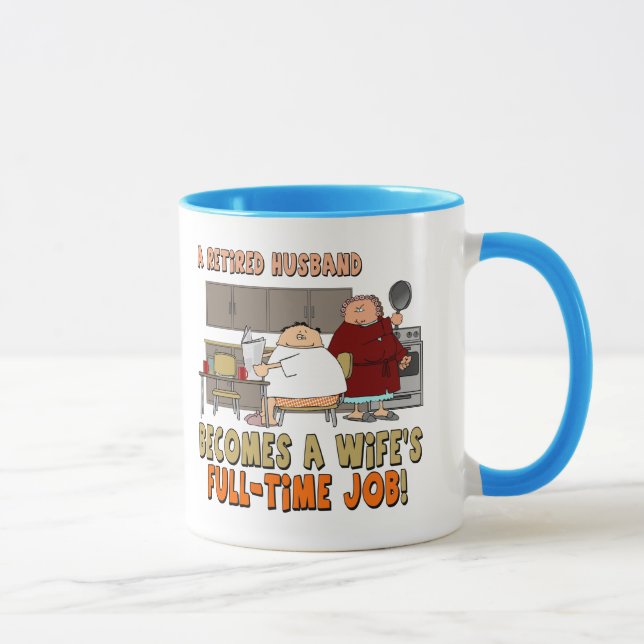 Mug Cadeaux de retraite et T-shirts de retraite (Droite)