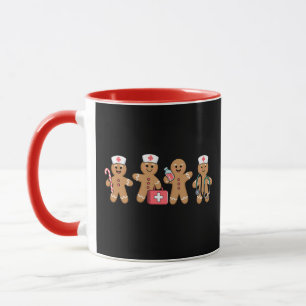 Mug Cadeaux d'équipe d'infirmières en pain d'épice de