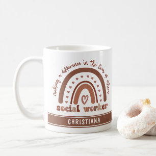 Mug Cadeaux d'évaluation personnalisés des travailleur