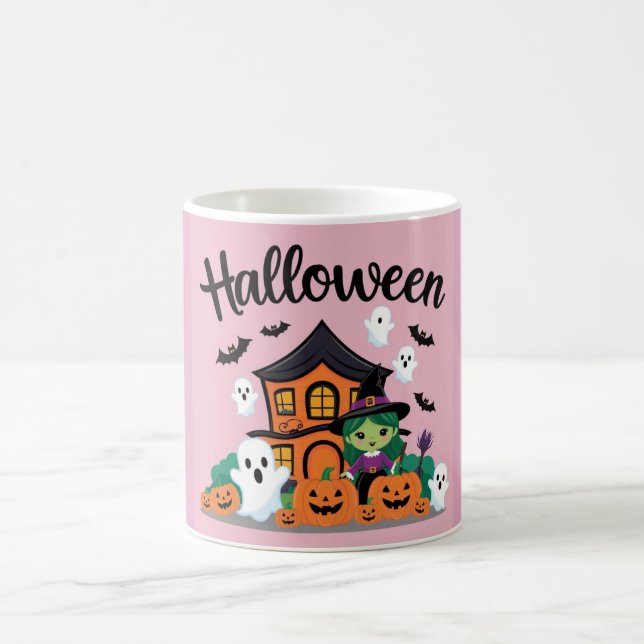 Mug Cadeaux d'Halloween personnalisés pour amis et fam (Centre)