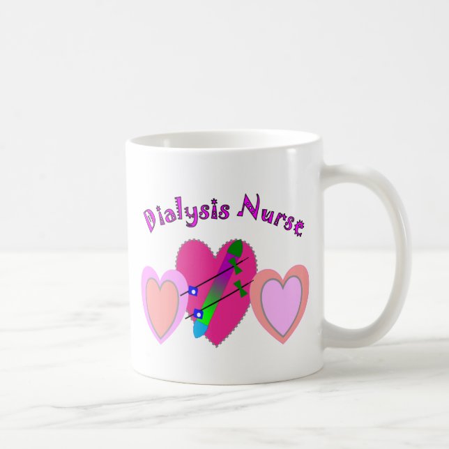 Mug Cadeaux d'infirmière de dialyse (Droite)
