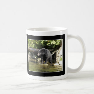 Mug Cadeaux d'ours Noir "Saumon Spots"