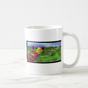 Mug Cadeaux drôles de panneaux de prudence T-shirts et