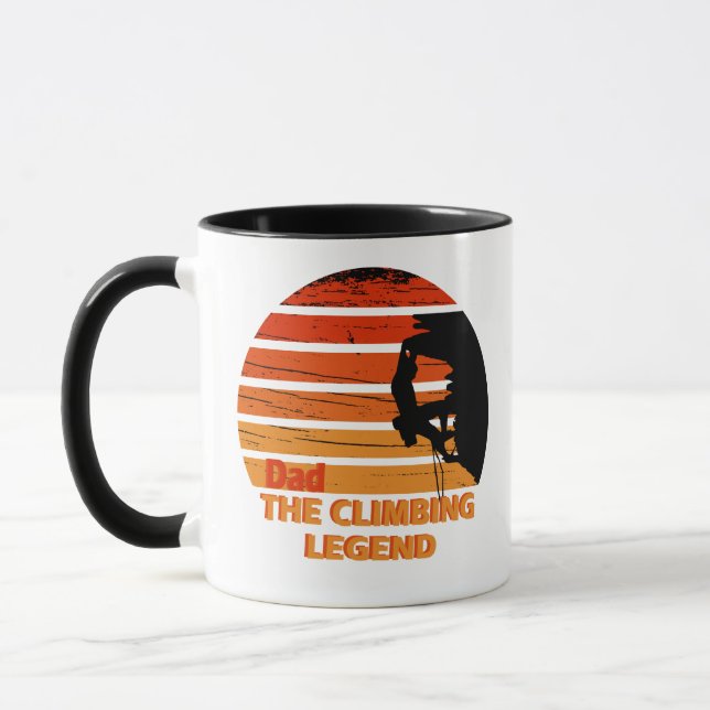 Mug Cadeaux drôles pour papa grimpeur (Gauche)