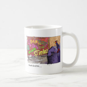 Mug Cadeaux et T-shirts de dessin animé drôle de graff
