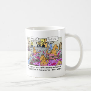 Mug Cadeaux et T-Shirts drôles de Aussie Kangaroo Wine