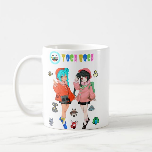 Mug Cadeaux Idée Toca Enfant Boca Amour ami Vous (Gauche)