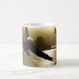 Mug Cadeaux Motivationnels de l'aigle chauve