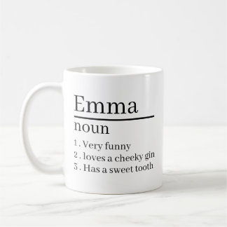 Mug Cadeaux Personnalisés avec Nom et Définition Idées