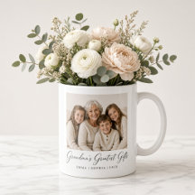 Cadeaux personnalisés de grand-mère pour petits-en