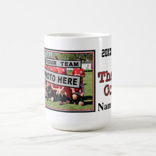 Mug Cadeaux personnalisés d'entraîneurs avec la PHOTO