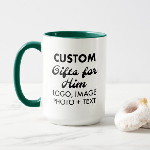 Mug Cadeaux personnalisés pour lui Chasseur Green Comb