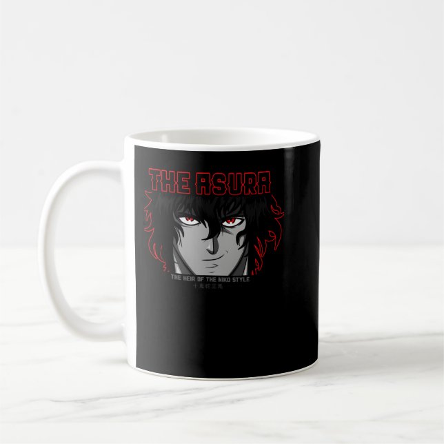 Mug Cadeaux Pour Hommes Asura Manga Anime Japonais Awe (Gauche)