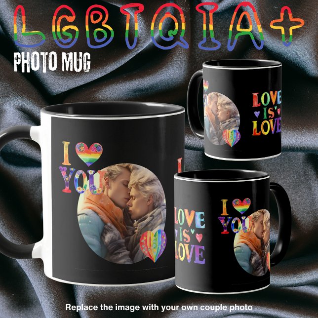 Mug Cadeaux pour les couples gays transgenres LGBTQIA  (Créateur téléchargé)