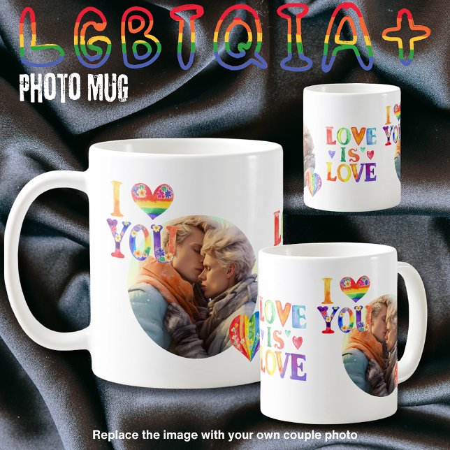 Mug Cadeaux pour les couples gays transgenres LGBTQIA  (Créateur téléchargé)
