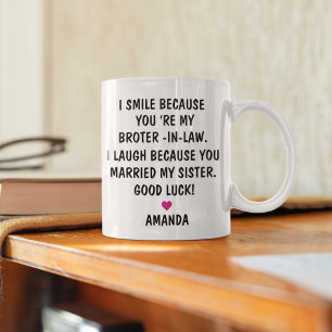 Mug Cadeaux pour nouveau beau-frère   Cadeau de beau-f