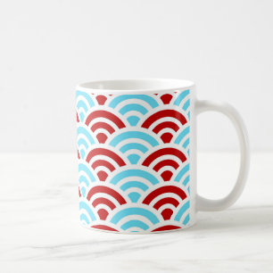 Mug Cadeaux rouges d'arcs-en-ciel de voûte de