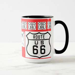 Mug Cadeaux vintages de signe de l'itinéraire 66