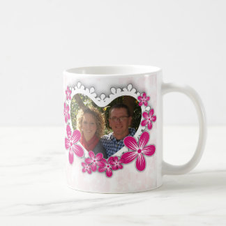Mug Cadre de photo de heureuse Sainte-Valentin