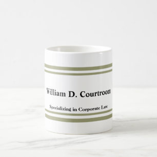 Mug Cadre double or minimaliste