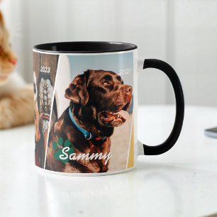 Mug Cadre géométrique moderne Paw Paw Trois Photos