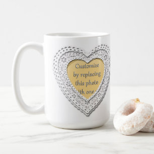 Mug Cadre photo du coeur déchiré