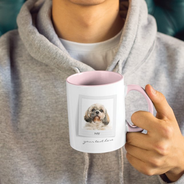 Mug Cadre photo pour animaux de compagnie Chien person (Créateur téléchargé)