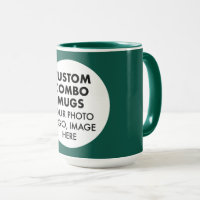 Cadre Rond Photo Logo Grand Vert Combo Personnalis