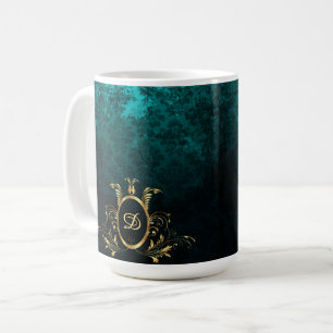 Mug Cadres en or damassé personnalisé