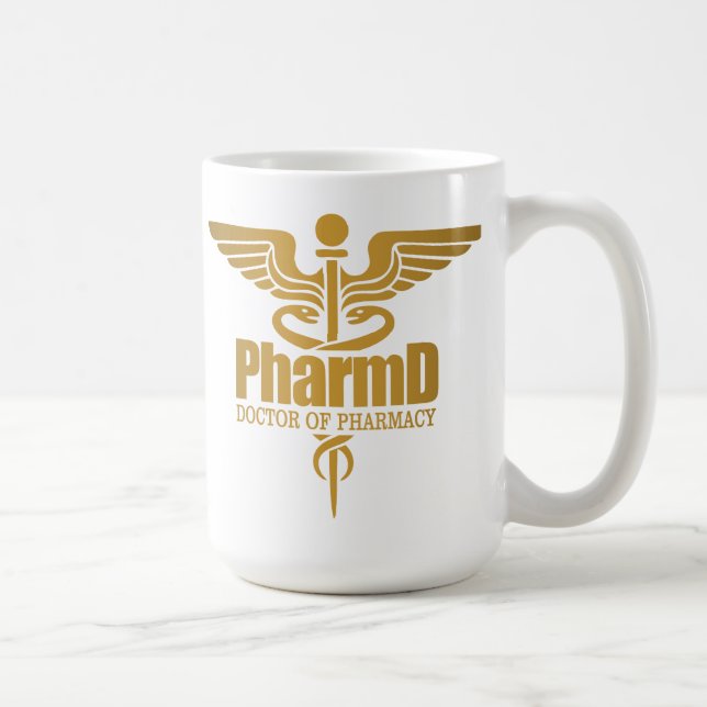 Mug Caducée d'or (PharmD) (Droite)