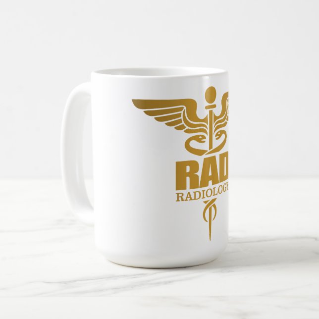 Mug Caducée d'or (radiologie) (Devant gauche)