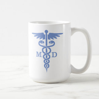 Mug Caduceus MD (bleu)