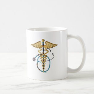 Mug Caduceus & Stethoscope