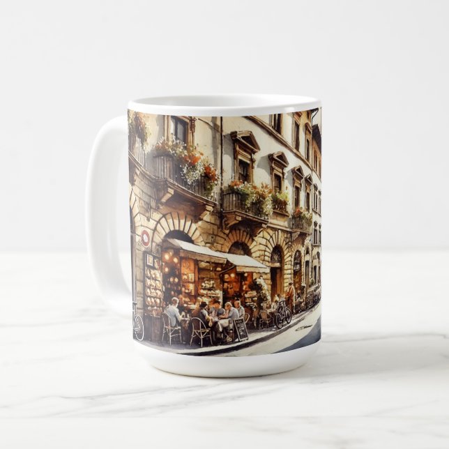 Mug Café à Florence Italie (Devant gauche)