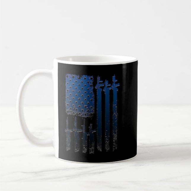 Mug Café à fusil noir pour hommes et femmes  (Gauche)