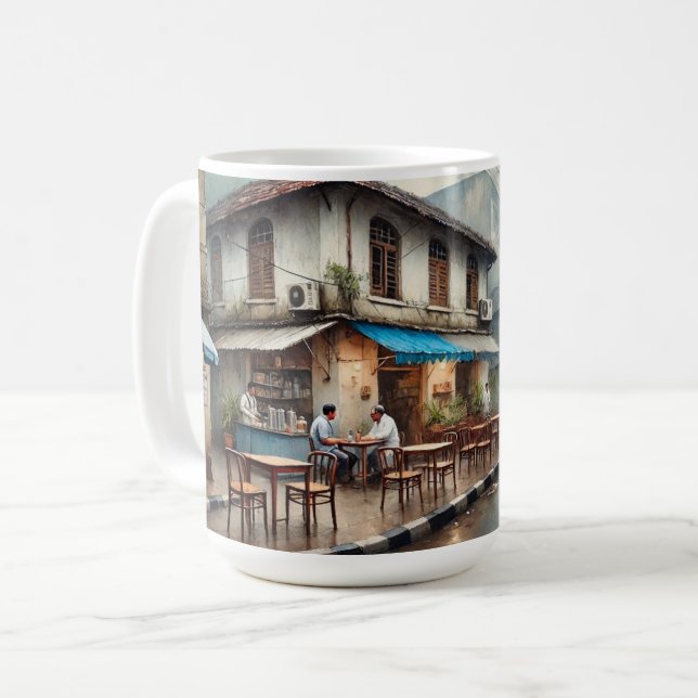 Mug Café à Mumbai Inde (Devant gauche)
