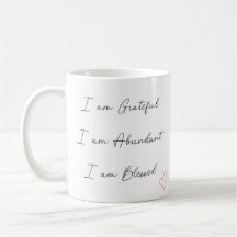 Mug café Affirmation Positive