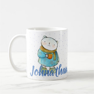 Mug Café Aimant Ours Polaire Personnalisé