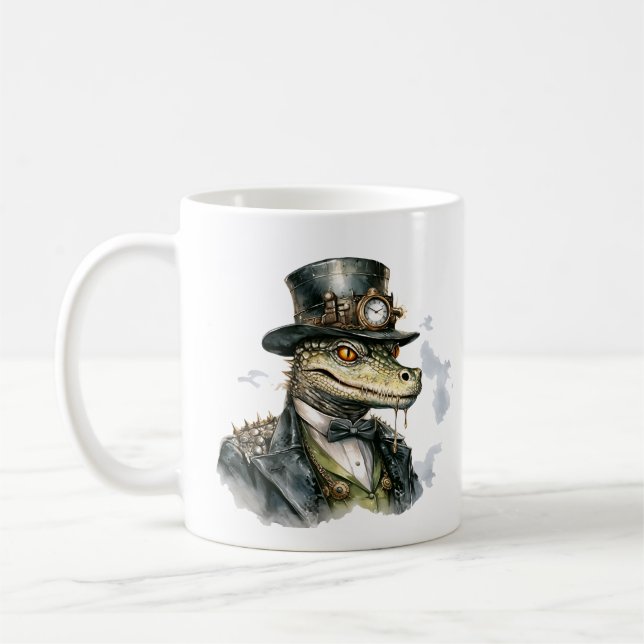 Mug café Alligator Steampunk (Gauche)