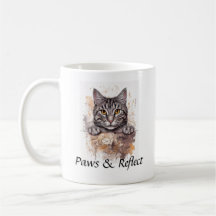 Mug café Amoureux de les chats (personnalisable)