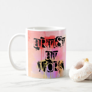 Mug café artiste personnalisé