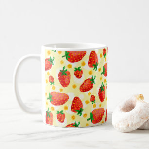 Mug Café aux fraises mignonne